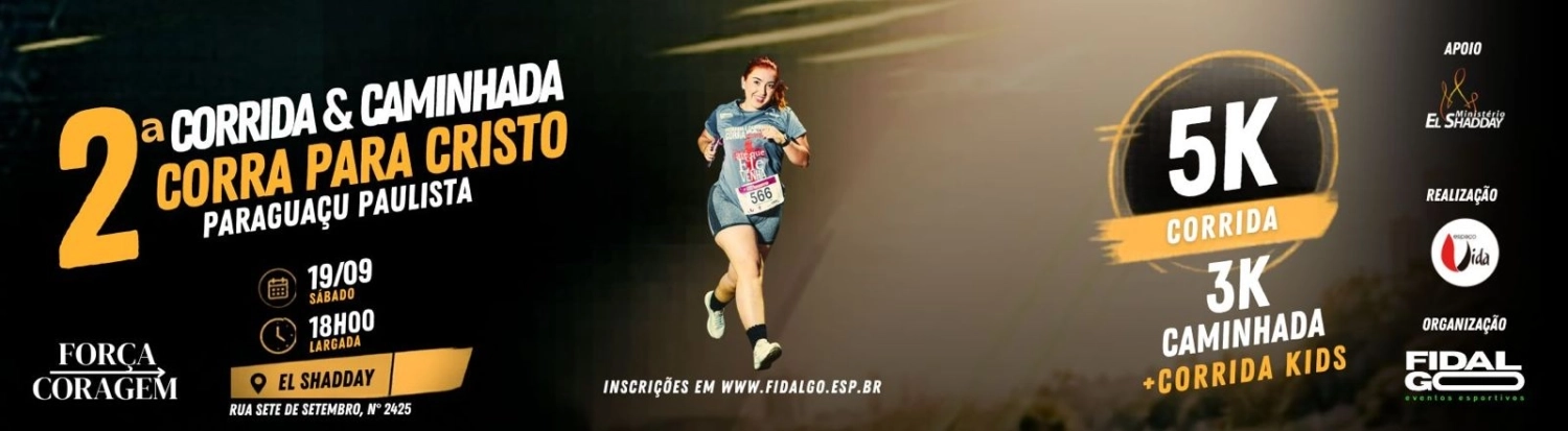 2ª CORRIDA E CAMINHADA CORRA PARA CRISTO 2ª CORRIDA E CAMINHADA CORRA PARA CRISTO