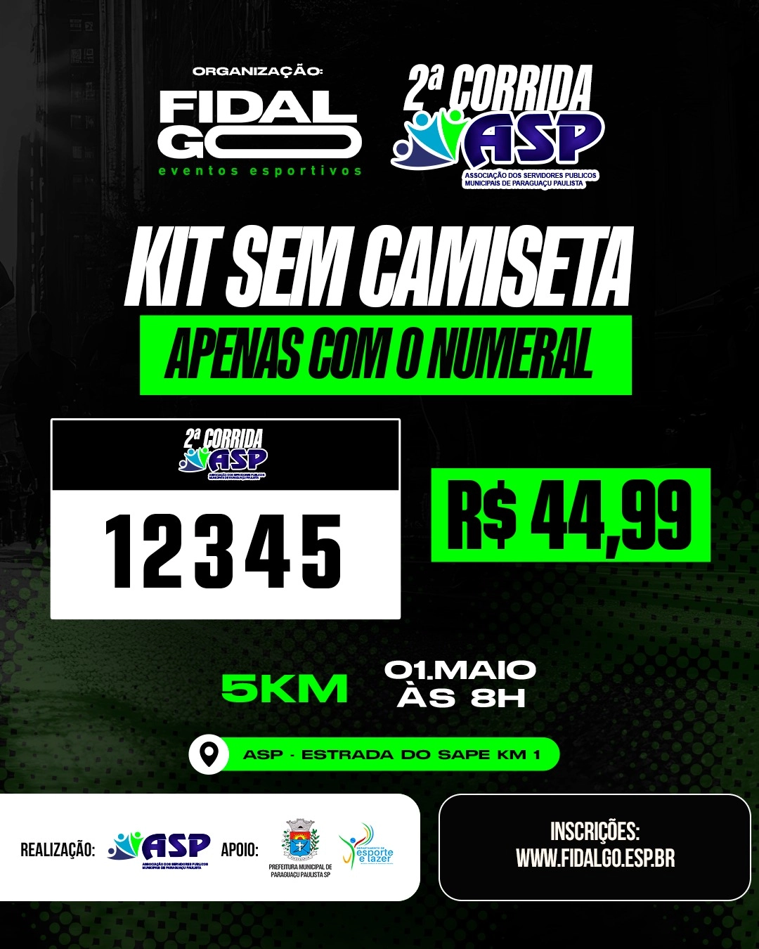 Corrida Sem Camiseta